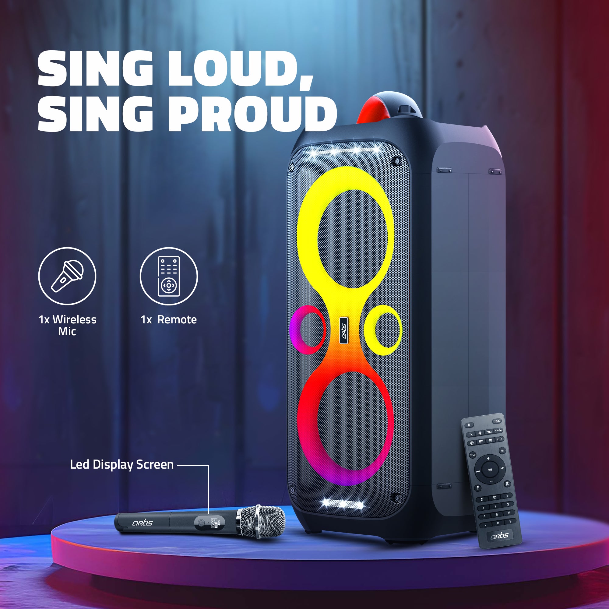 SoundPro 500 100W Bluetooth Party Speaker