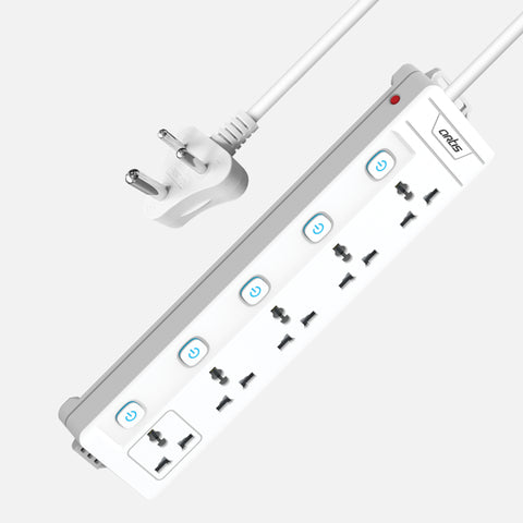 AR-5MS 5 Universal Sockets with Multi Switch Surge Protector