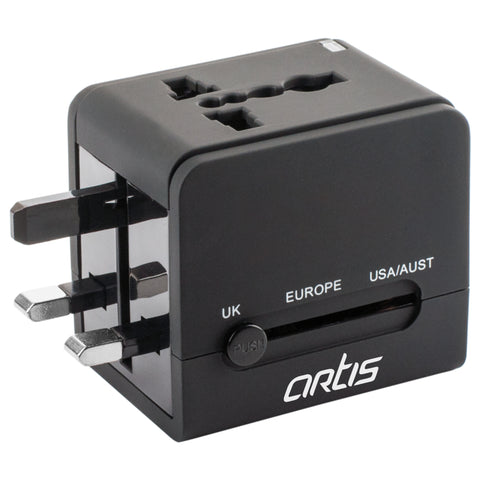 UV200 USB Universal Travel Adapter (Black)